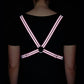 Reflective Cycling Harness - Fluro Pink