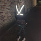 Reflective Cycling Harness - Magenta