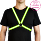 Reflective Cycling Harness - Fluro yellow / Audax