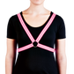 Reflective Cycling Harness - Fluro Pink