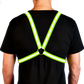 Reflective Cycling Harness - Fluro yellow / Audax