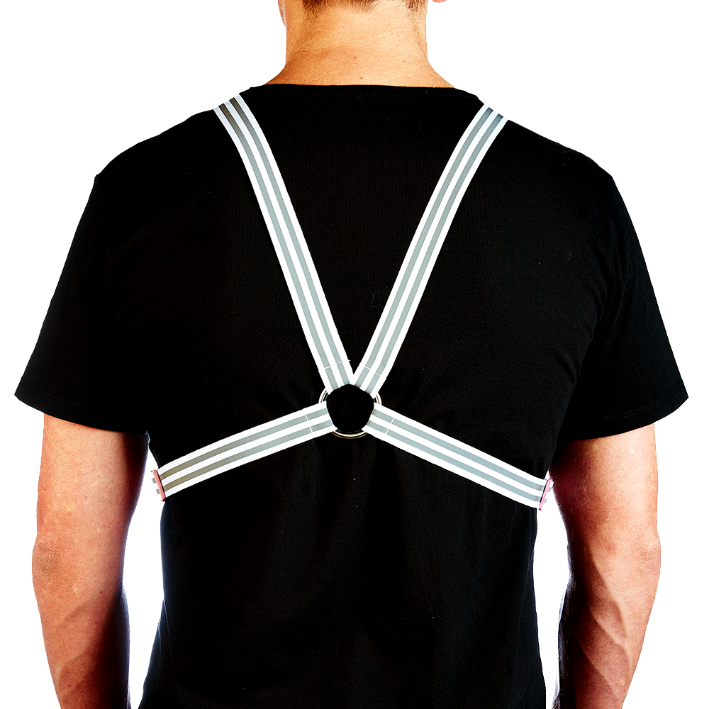 Reflective Cycle Harness - White