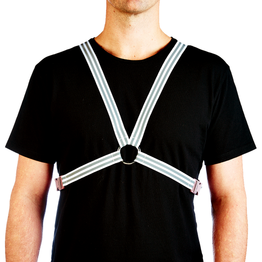 Reflective Cycle Harness - White